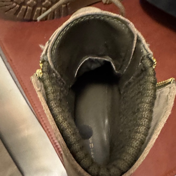 Tommy Hilfiger Women's Lace-Up Suede Boots - Taupe - Picture 10 of 11